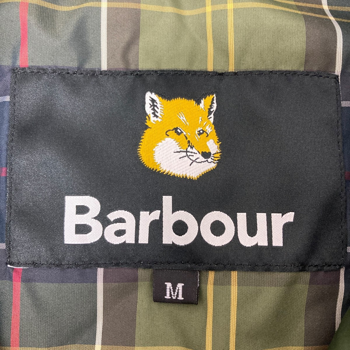 MAISON KITSUNE×Barbour キルティングジャケット MQU1735 グリーン
