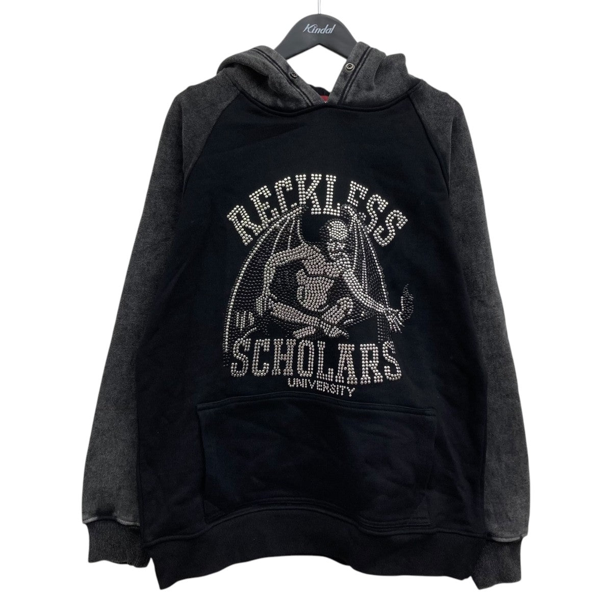Reckless Scholars ブラック/パープル パーカー Reckless Scholars ブラック/パープル パーカー S