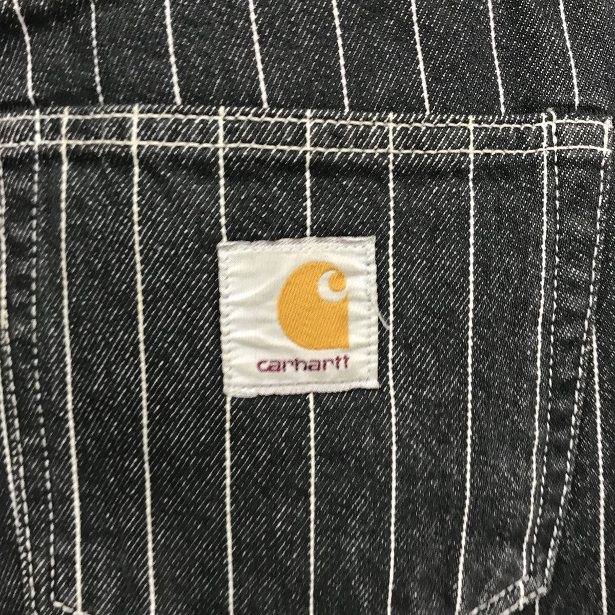 CARHARTT WIP ストライプデニムパンツ 古着・中古-7枚目のアイテム画像