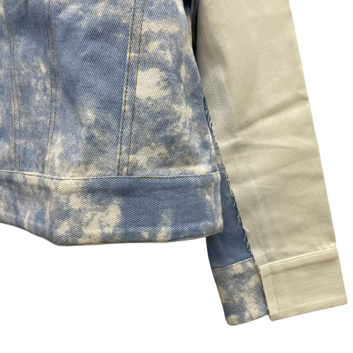 La Mofiel With Love Silver Heart Denim JacketデニムジャケットLM23SJA09001 古着・中古-4枚目のアイテム画像