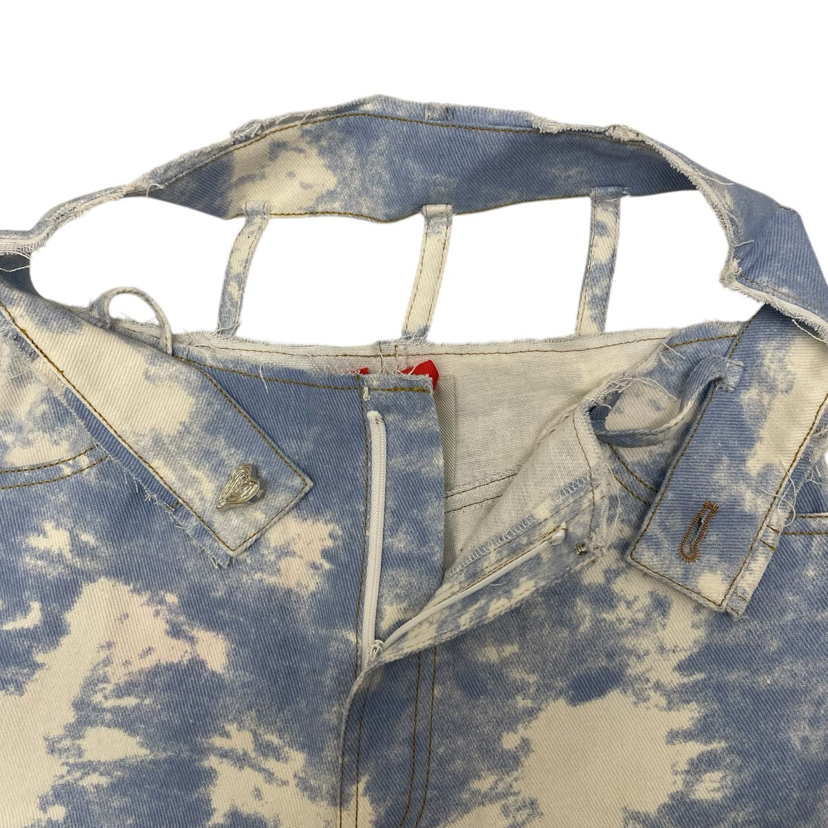 La Mofiel With Love Silver Heart Denim PantsデニムパンツLM23SPA06001 古着・中古-4枚目のアイテム画像