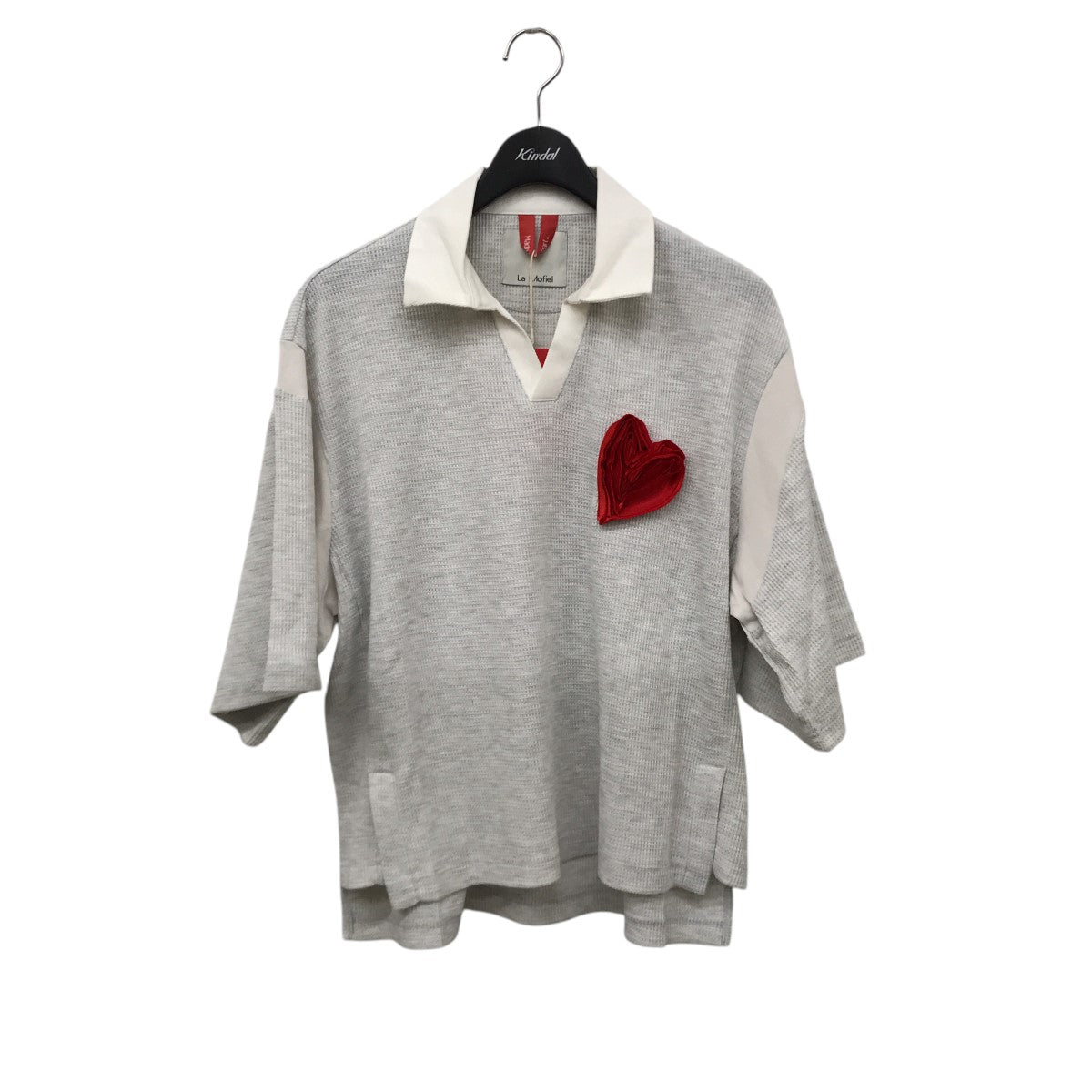 ラモフィール La Mofiel With Love Polo Shirts S S ポロシャツ LM23UTS05005 グリーン サイズ：M La Mofiel(ラ モフィール) With Love Polo Shirts S Sポロシャツ