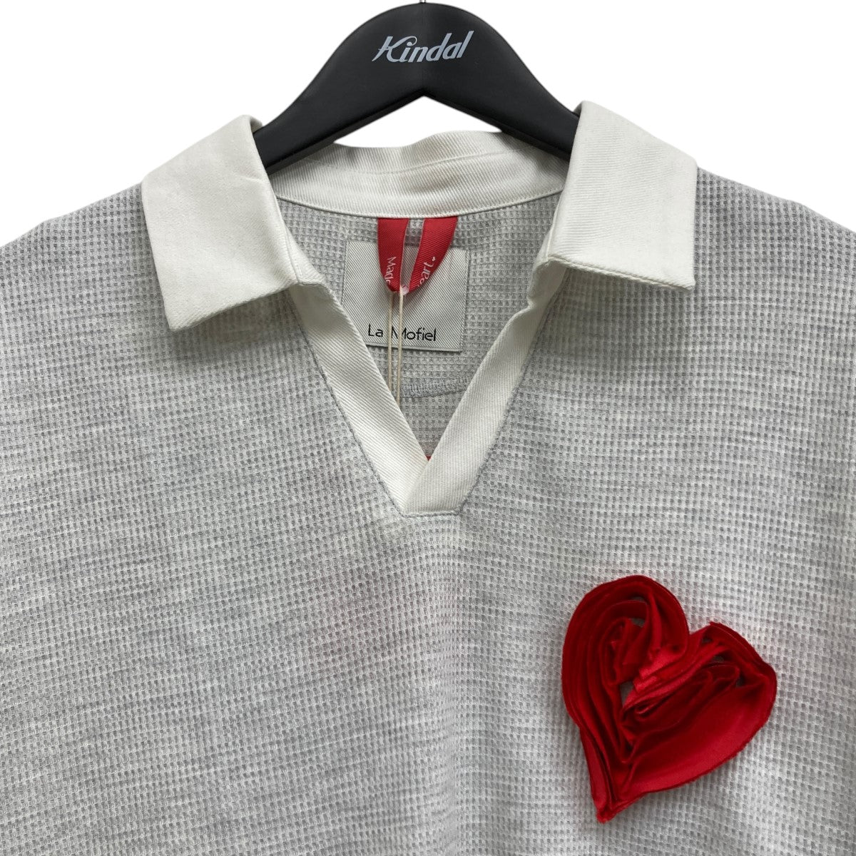 ラモフィール La Mofiel With Love Polo Shirts S S ポロシャツ LM23UTS05005 グリーン サイズ：M La Mofiel(ラモフィール) With Love Polo Shirts S Sポロシャツ