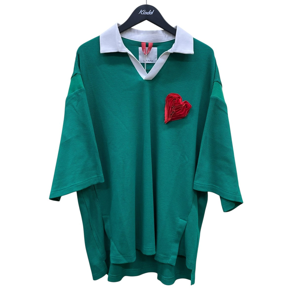 ★キアラフェラーニポロシャツ★ルルレモンロンハーマンモスキーノ好きも La Mofiel(ラモフィール) With Love Polo Shirts S Sポロシャツ