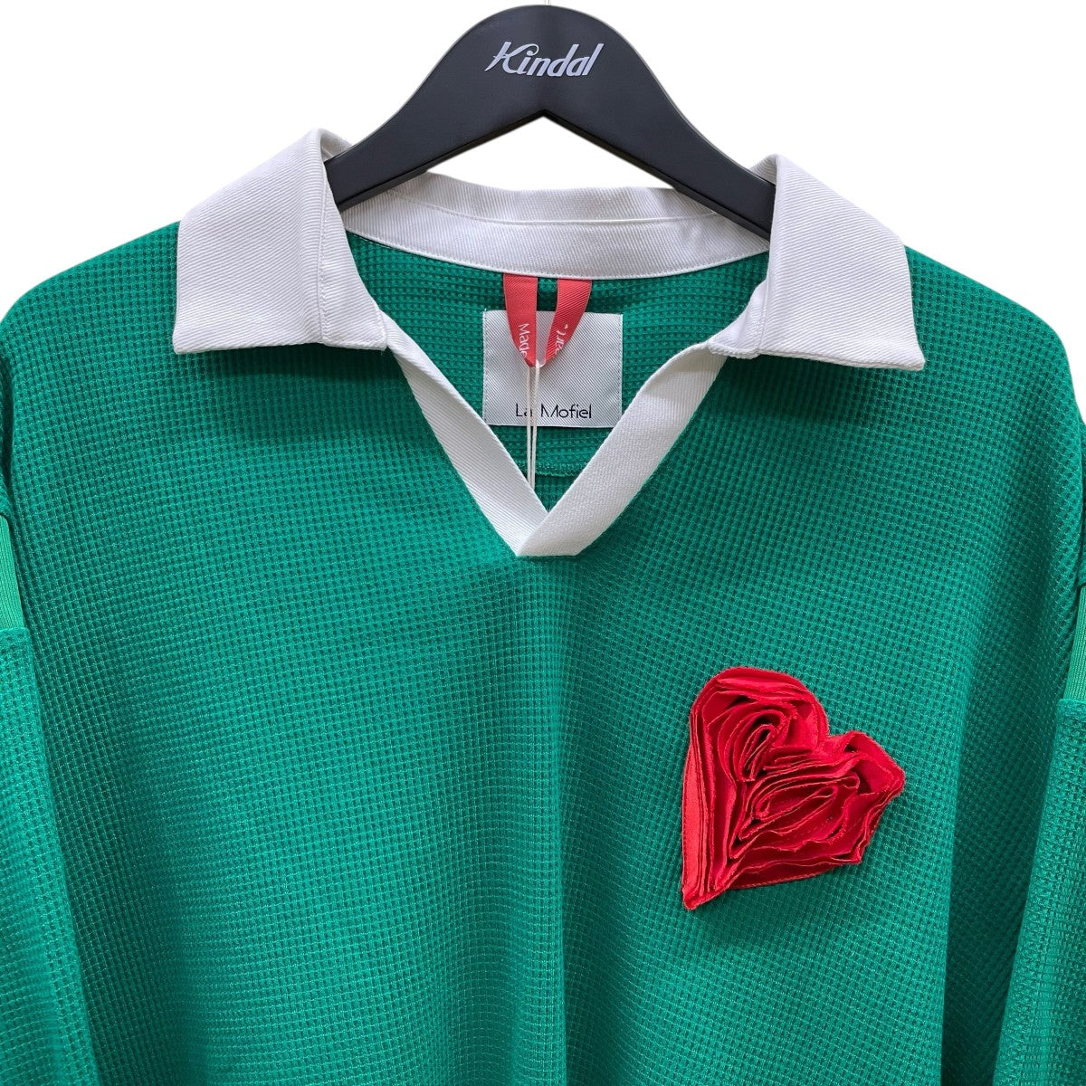 La Mofiel(ラモフィール) With Love Polo Shirts S Sポロシャツ