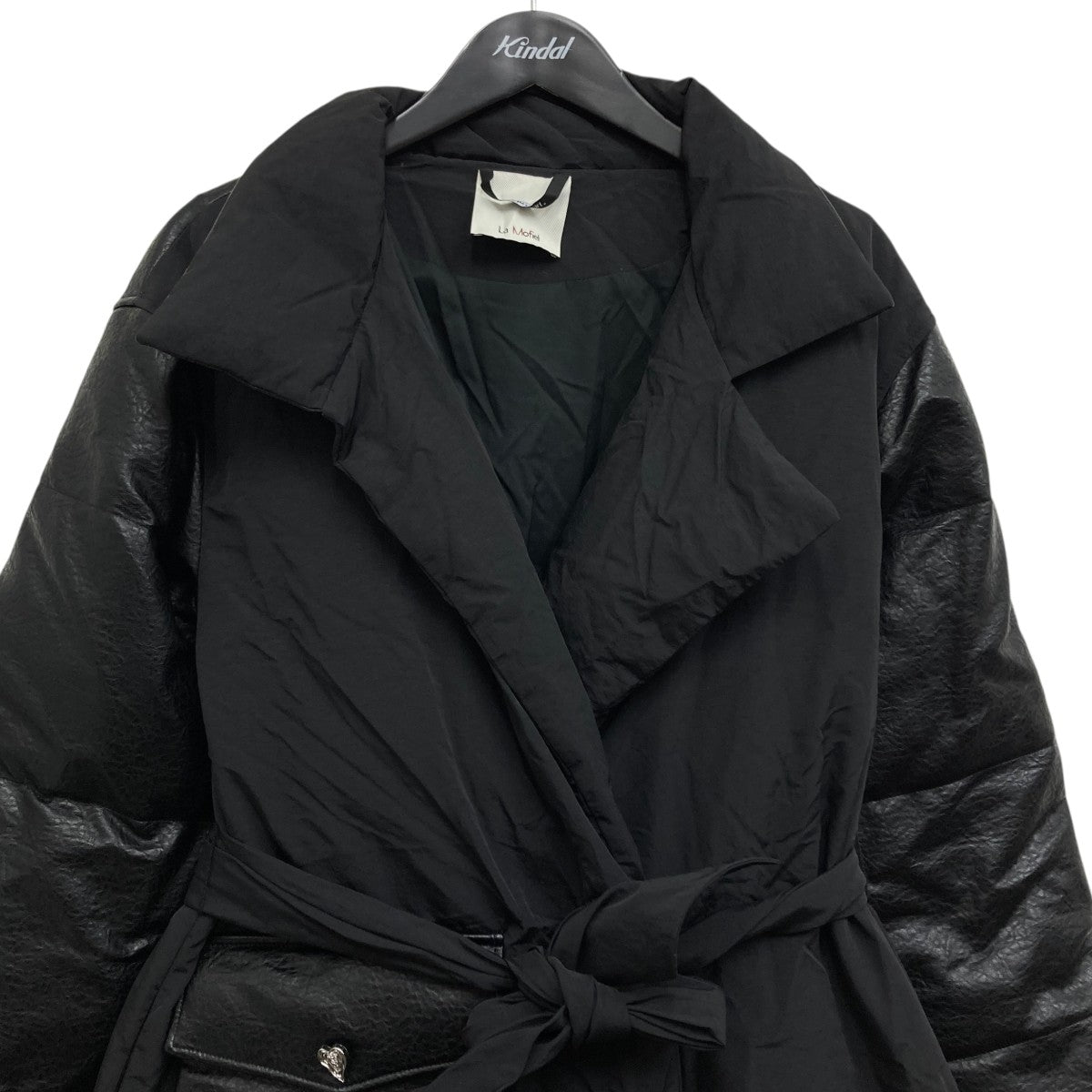 Hunt Pocket Trim Lace-Up Long Jacket ロングジャケット