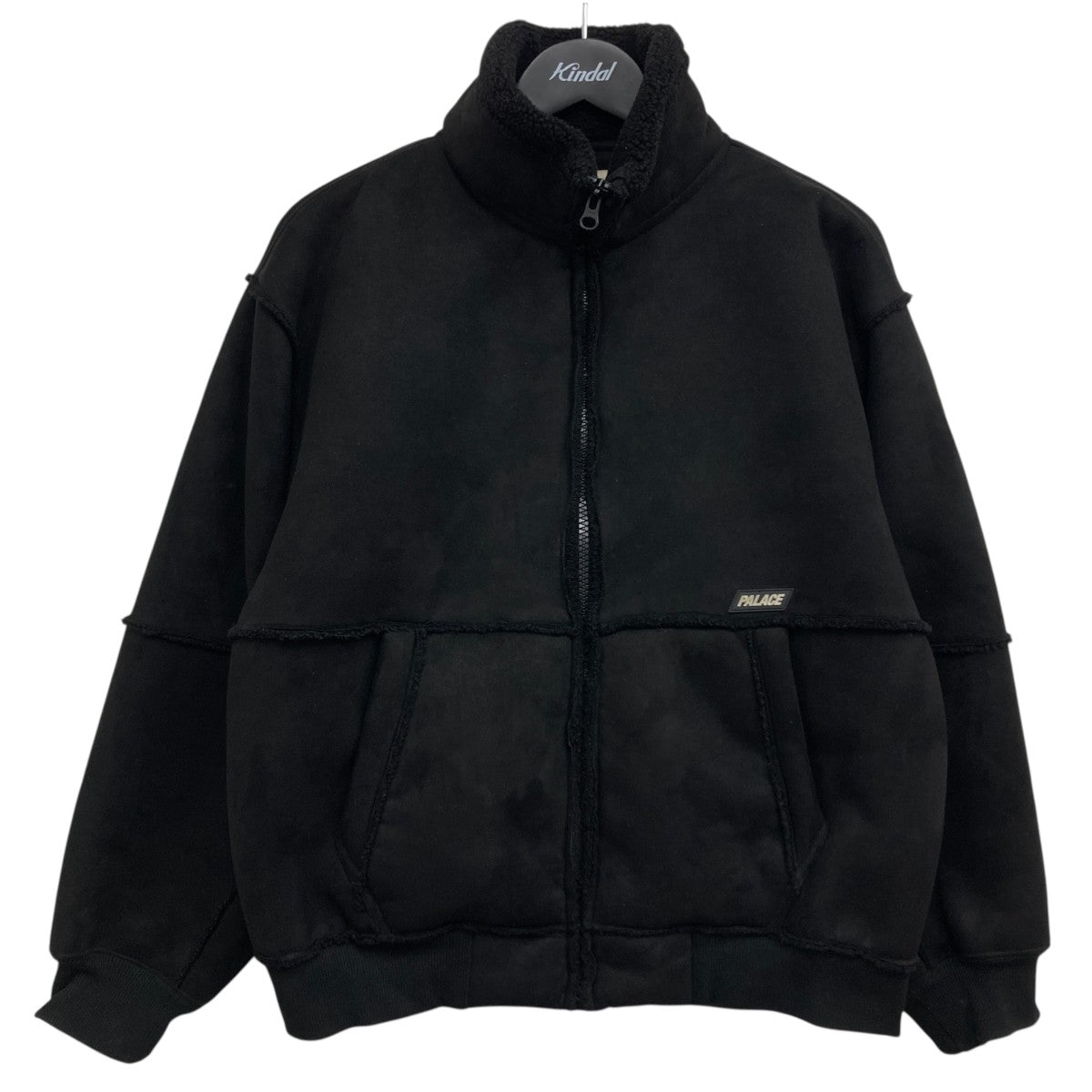 PALACE SHERPA FAUX SUEDE FUNNELボアジャケット 古着・中古-1枚目のアイテム画像