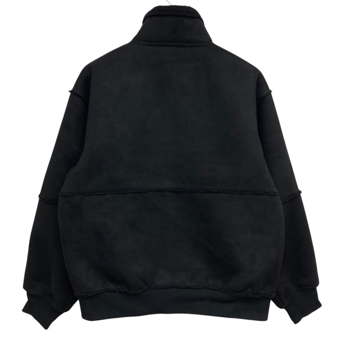 PALACE(パレス) SHERPA FAUX SUEDE FUNNELボアジャケット ブラック