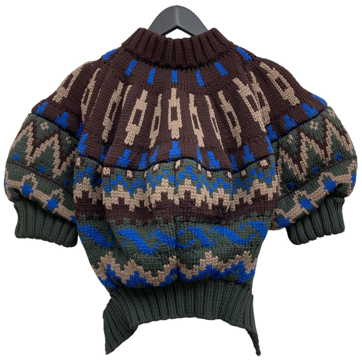 sacai 24ss ニットカーディガン sacai Sacai サカイ 24SS Jacquard Knit Cardigan ジャガード