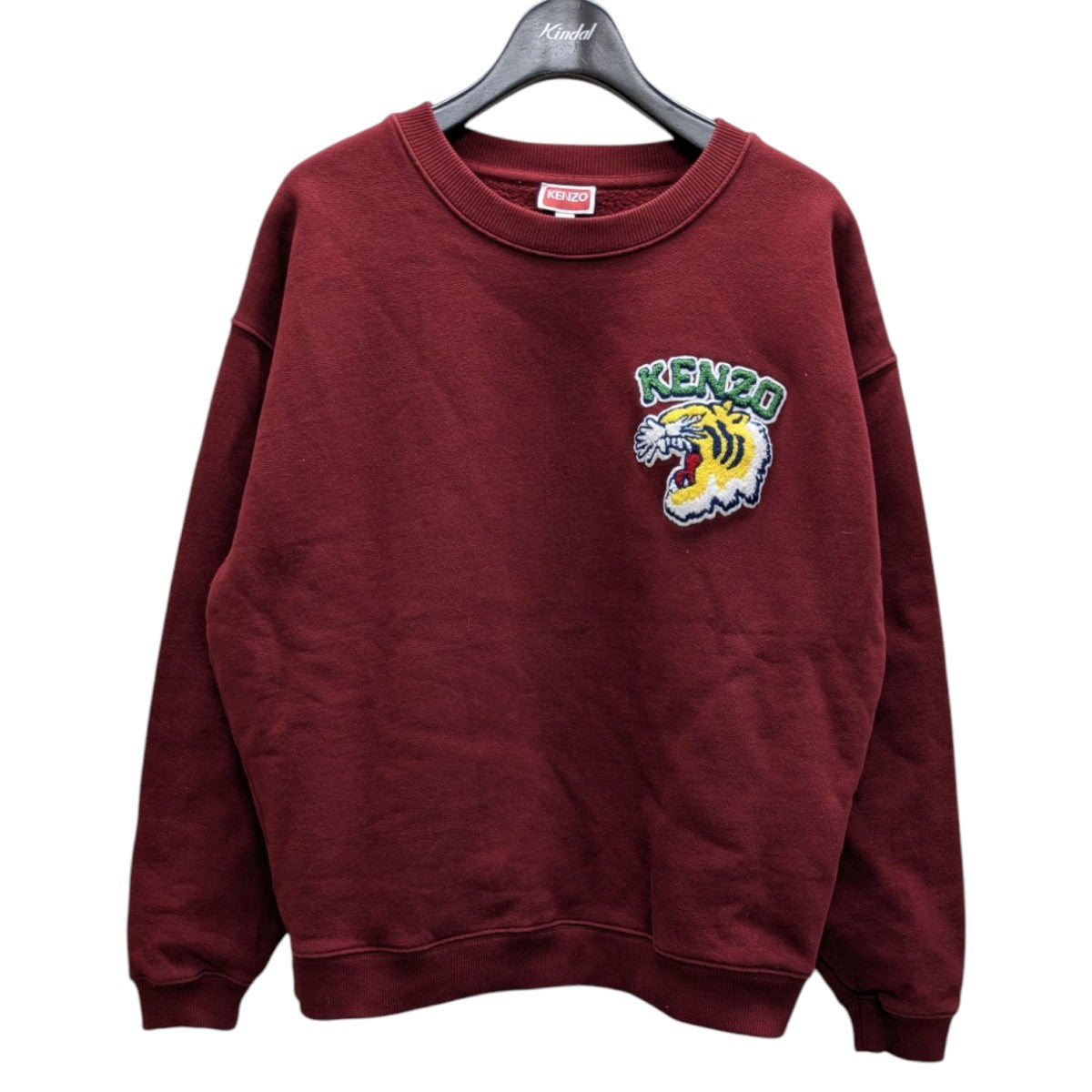 KENZO トラ刺繍 レッド スウェット S KENZO(ケンゾー) タイガー刺繍トレーナーF662SW7054XJ