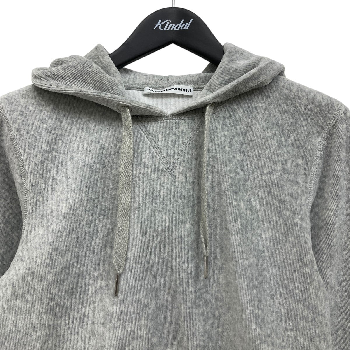 alexanderwang グレー クロップドパーカー ALEXANDER WANG(アレキサンダーワン) クロップドパーカー グレー