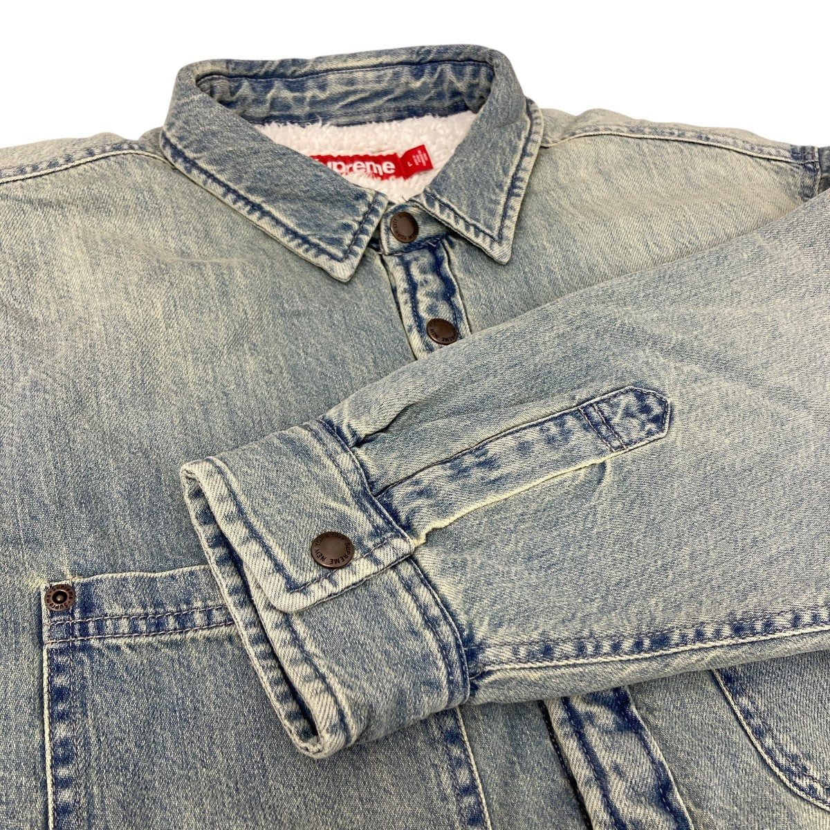 Supreme(シュプリーム) 24AWFaux Shearling Lined Work Shirtボア