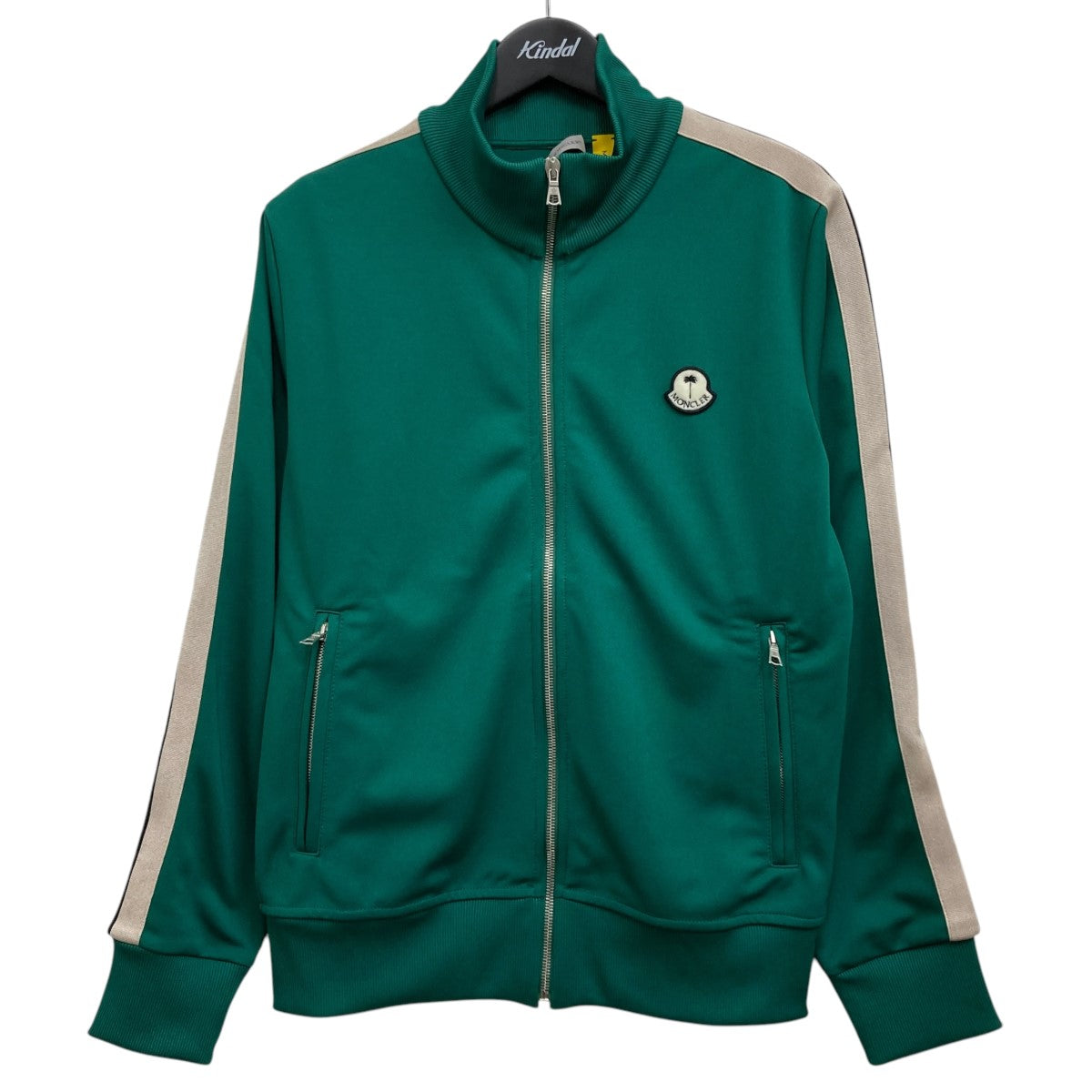 新品MONCLER × PALM ANGELS トラックジャケット　グリーン　L MONCLER×Palm Angels トラックジャケット G209L8P00004899A1