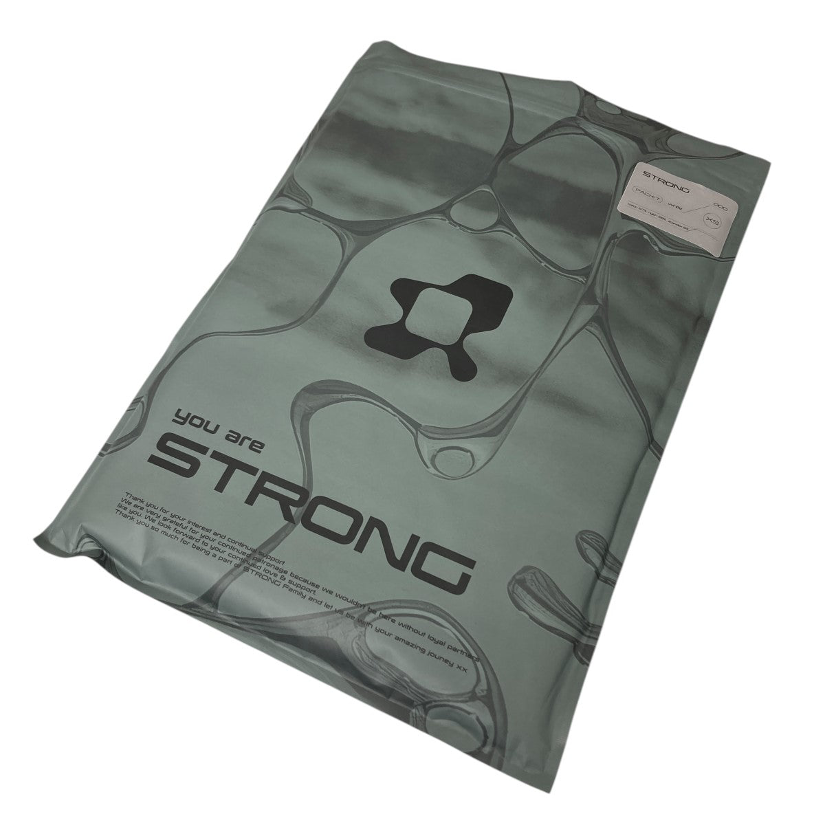 【週末限定値下げ】strong pack tee グレー M 週末限定値下げ】strong pack tee グレー M