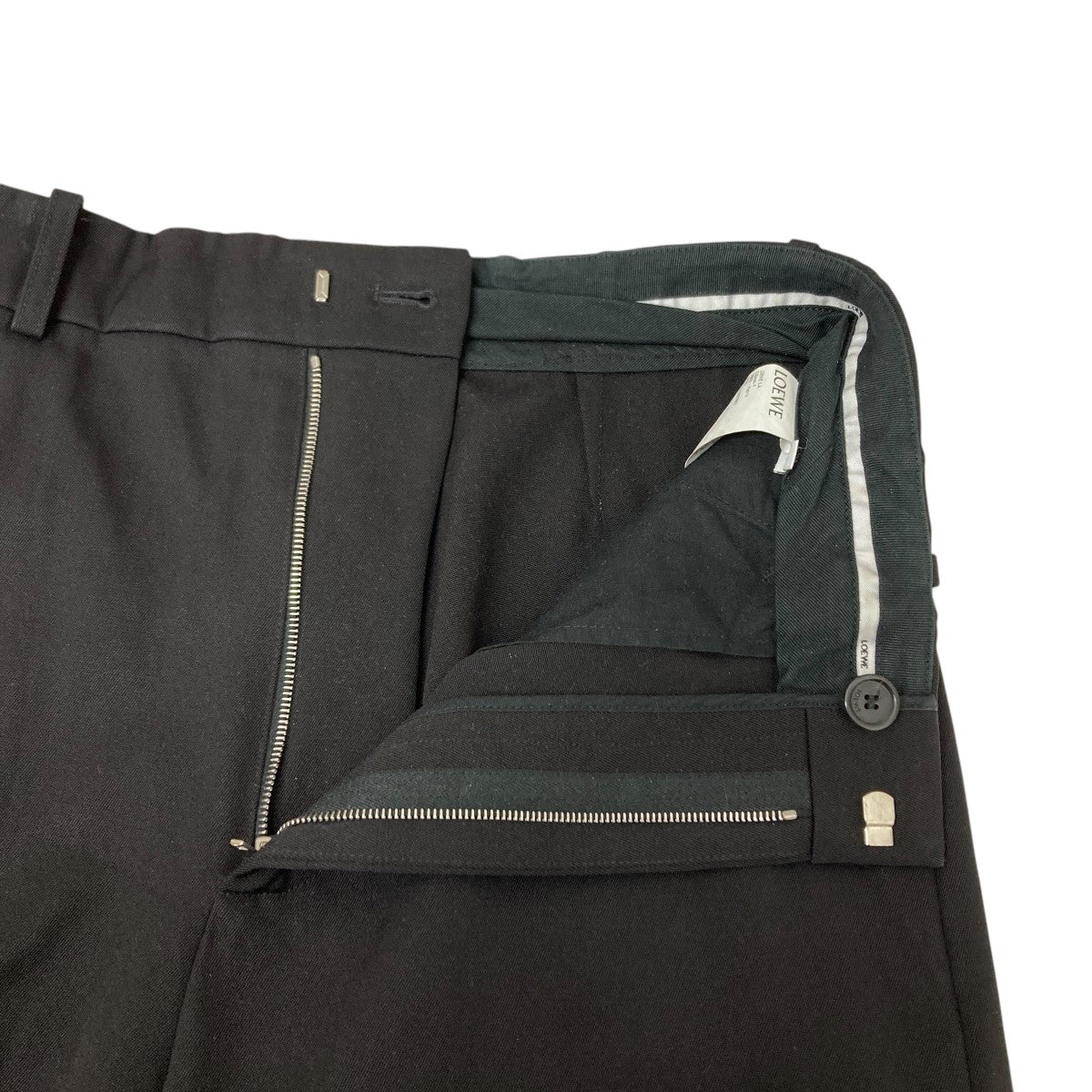 Pleated trousers in cotton Beige - LOEWE
