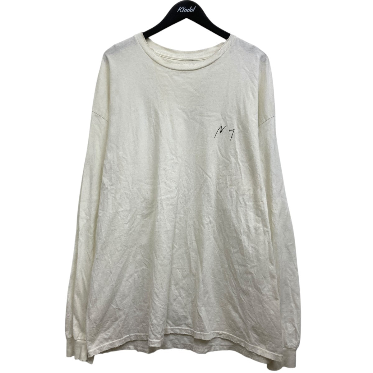 ANCELLM(アンセルム) 24AW EMBROIDERY DYED LS T-SHIRT ロング ANCELLM(アンセルム) 24AW EMBROIDERY DYED LS T-SHIRT ロング