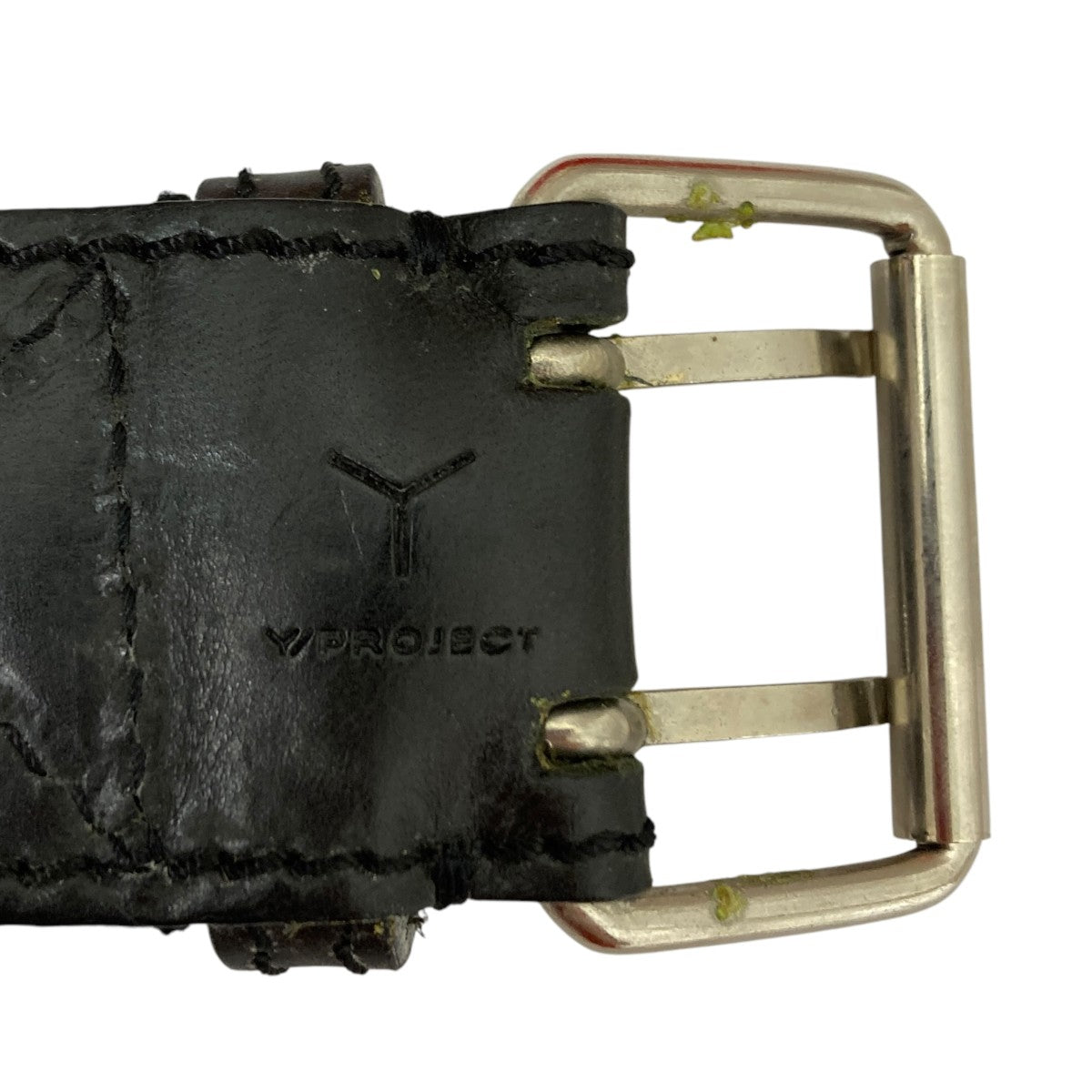 Y． PROJECT(ワイプロジェクト) ロングベルト レッド×グリーン