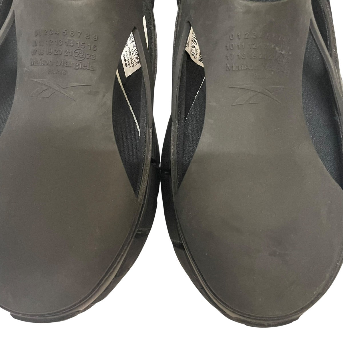 Maison Margiela x Reebok ブラックサンダル 中古・古着通販】Maison Margiela (メゾンマルジェラ) REEBOK