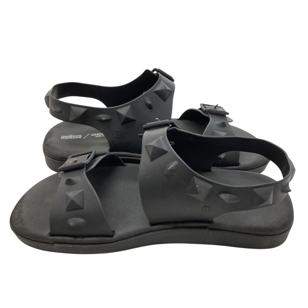 UNDERCOVER×melissa スタッズサンダル ブラック サイズ 26.5cm