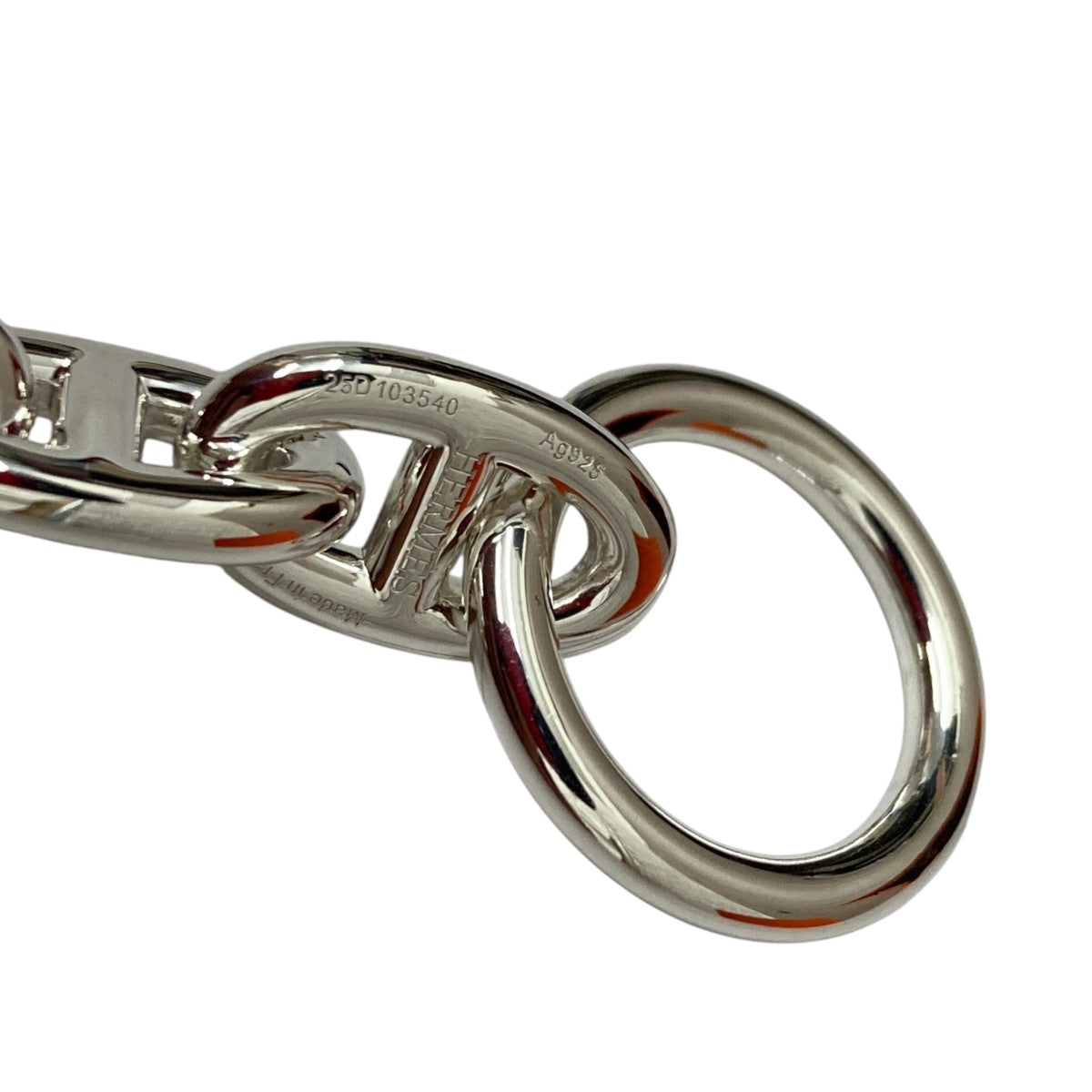 最安値！HERMES エルメス　シェーヌダンクル　mm16 HERMES エルメス シェーヌダンクル MM 16コマ ブレスレット SV