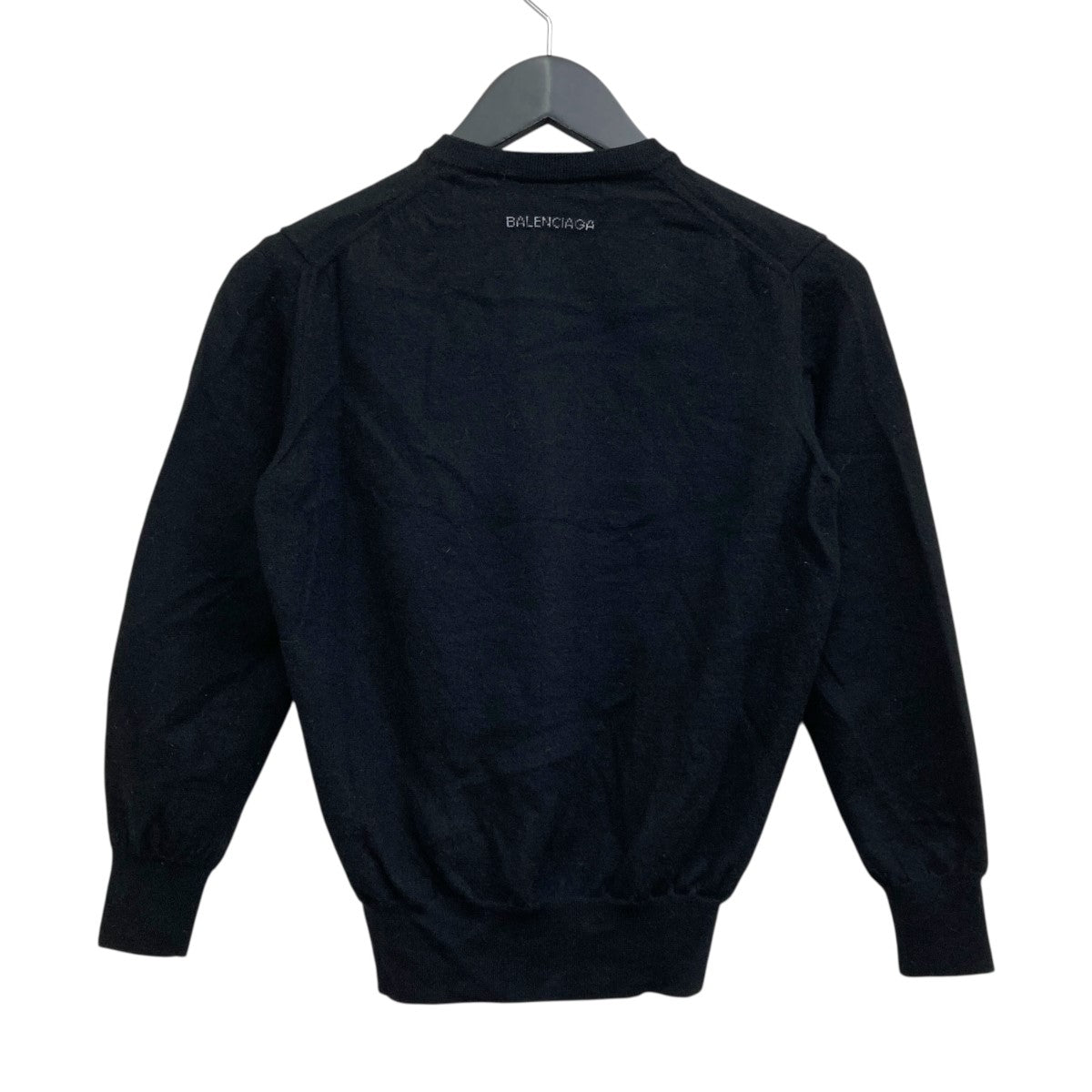 【試着のみ】BALENCIAGA ブラック ニットセーター XS BALENCIAGA(バレンシアガ) ニット ブラック サイズ XS｜【公式