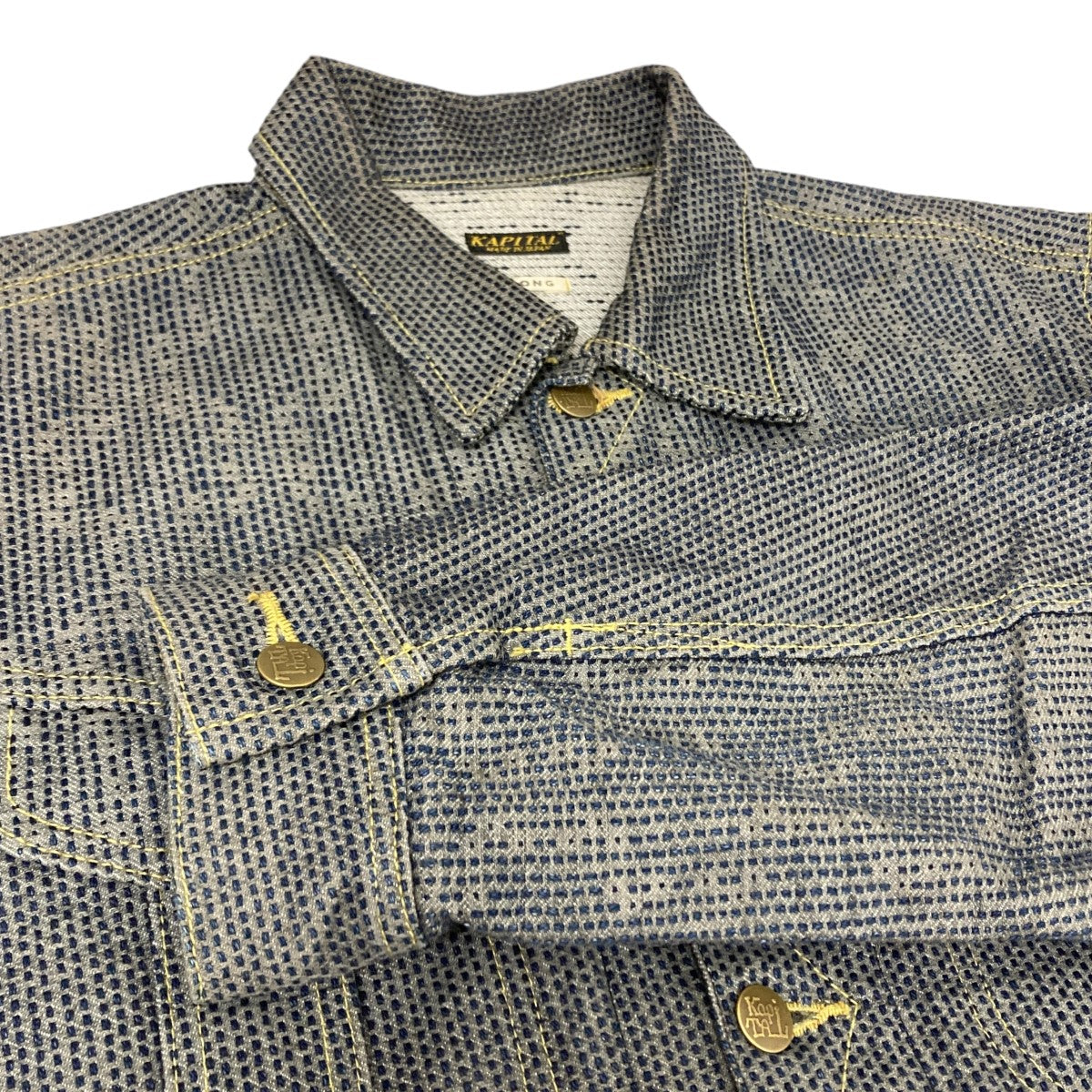 キャピタル KAPITAL デニムシャツ　ヴィンテージ加工 キャピタル KAPITAL 刺繍 デニムシャツ - メルカリ