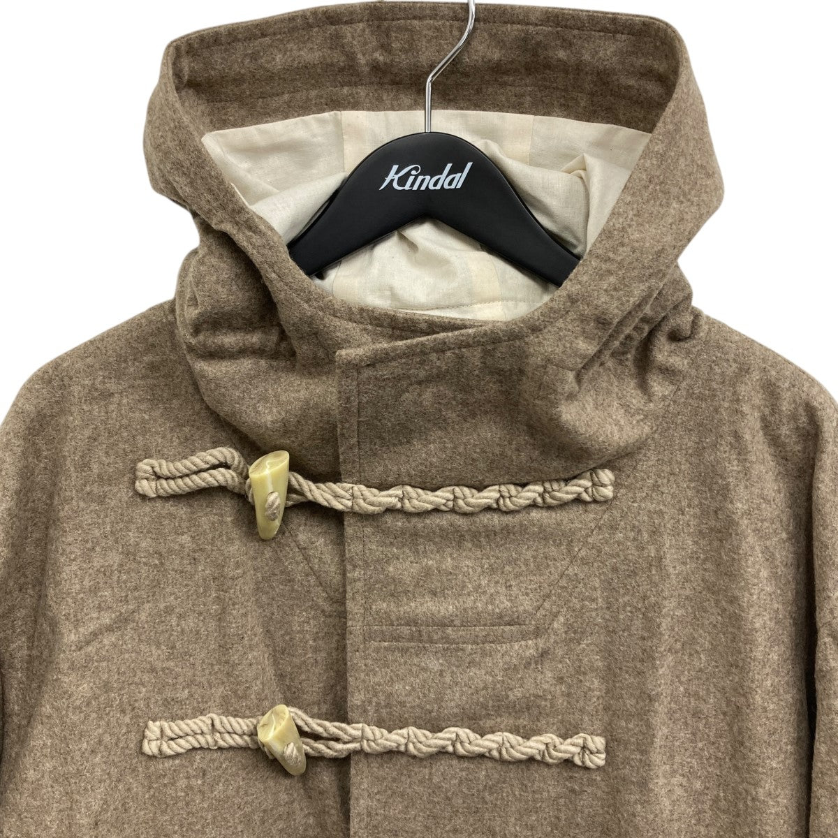 POLYPLOID(ポリプロイド) DUFFLE COAT C (WHITE MELANGE) ダッフル