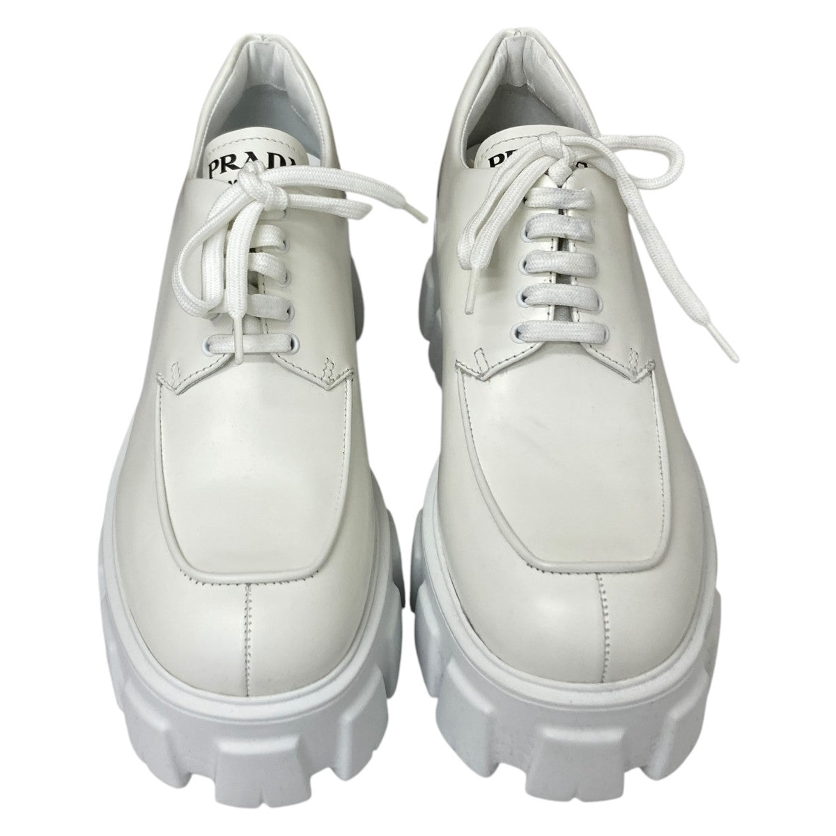 PRADA モノリスレースアップシューズ 古着・中古-2枚目のアイテム画像