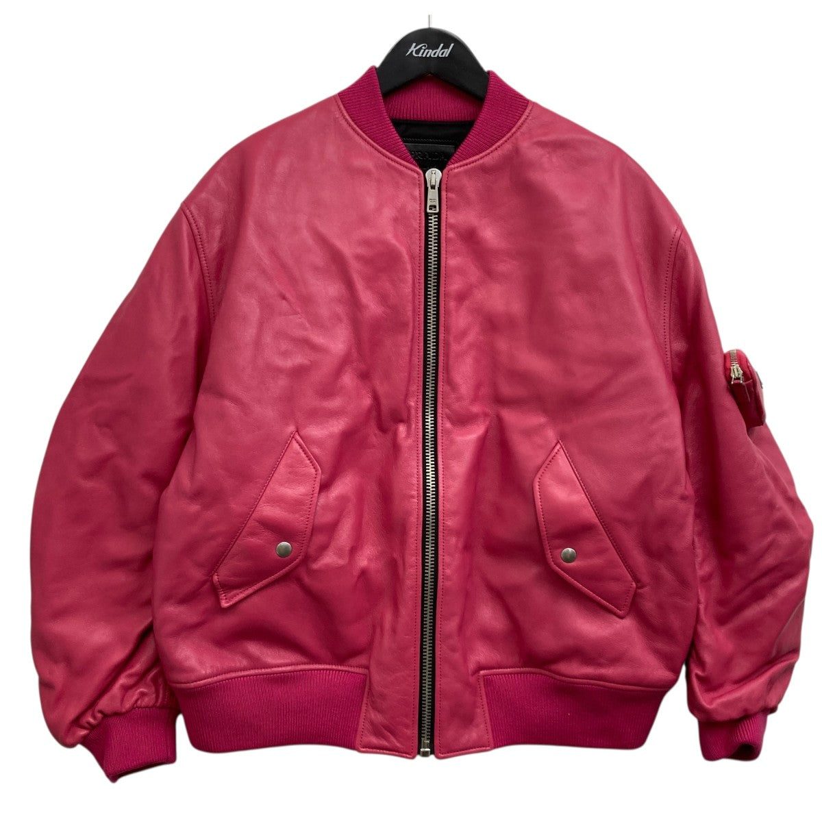 PRADA(プラダ) 21AW Nappa Leather Bomber Jacket ナッパレザー