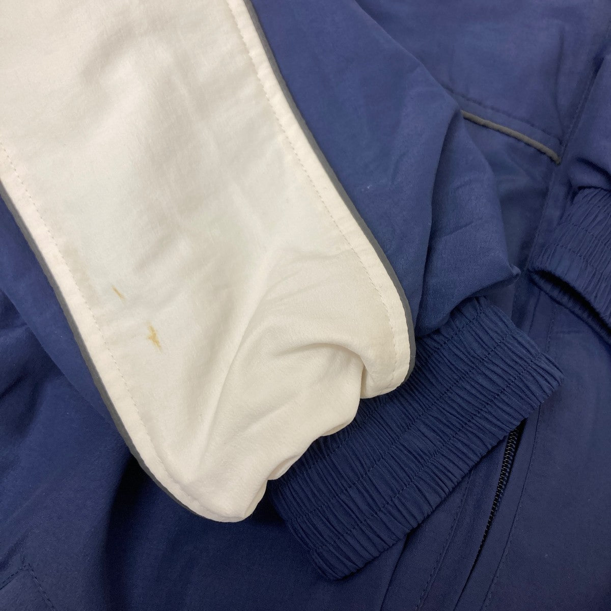 BALENCIAGA ナイロンジャケット サイズ44 ネイビー BALENCIAGA | 2020 BB logo color block nylon jacket / ロゴ