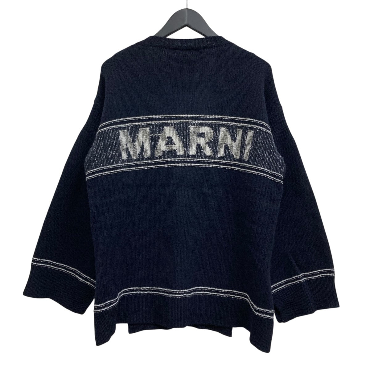 MARNI(マルニ) ロゴデザイン キモノスリーブカーディガン CDMD0309Q1