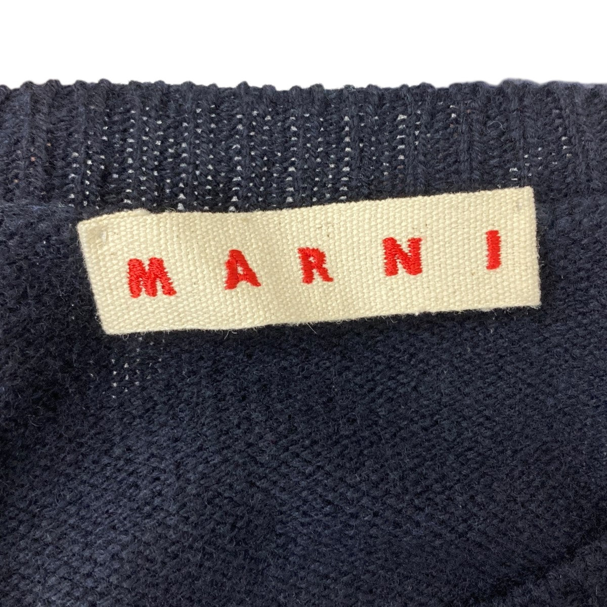 MARNI(マルニ) ロゴデザイン キモノスリーブカーディガン CDMD0309Q1