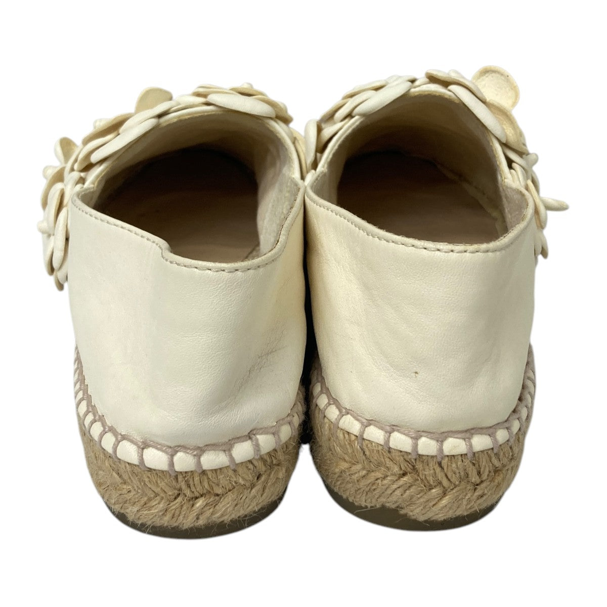 CHANEL(シャネル) エスパドリーユ サンダル ホワイト サイズ 37