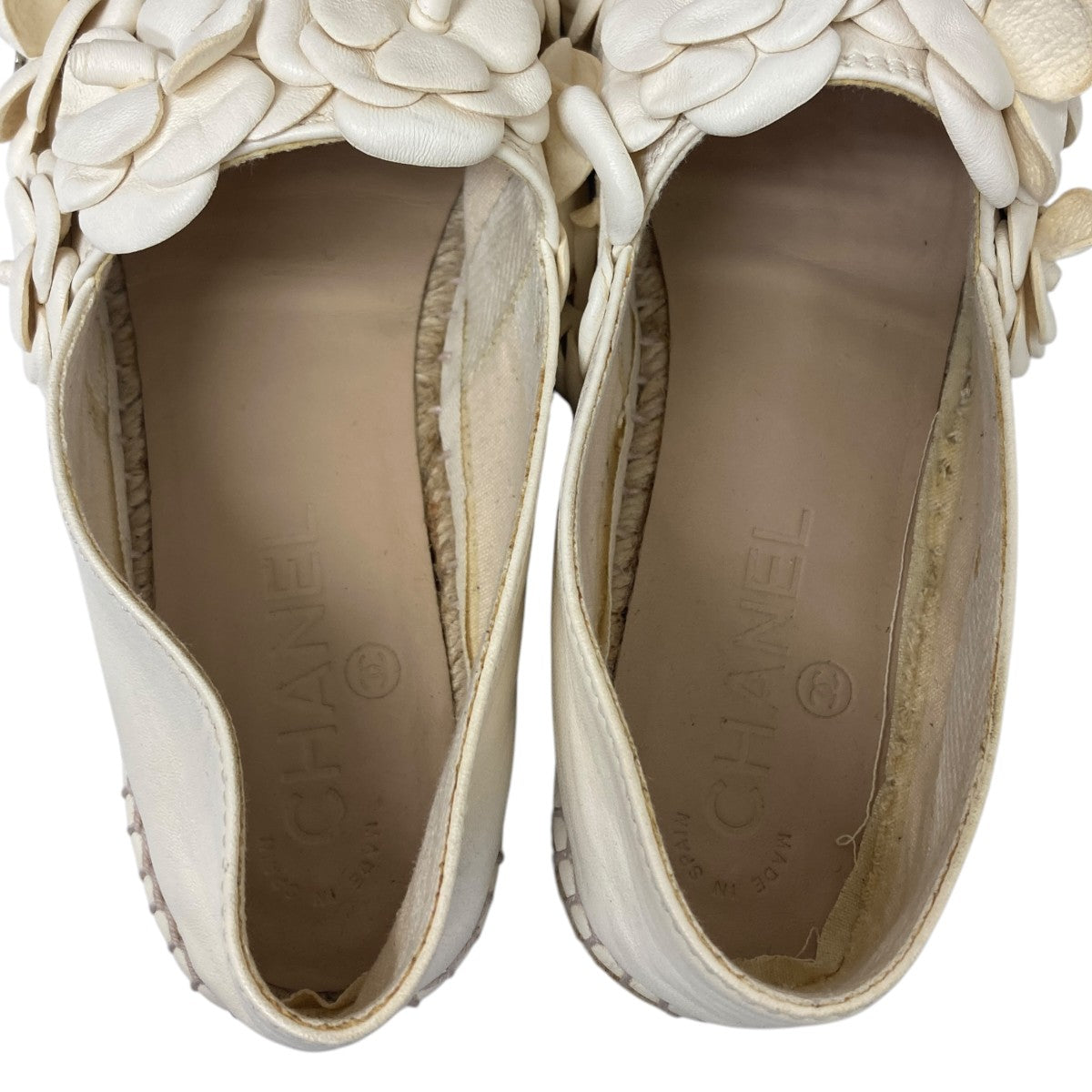 CHANEL(シャネル) エスパドリーユ サンダル ホワイト サイズ 37