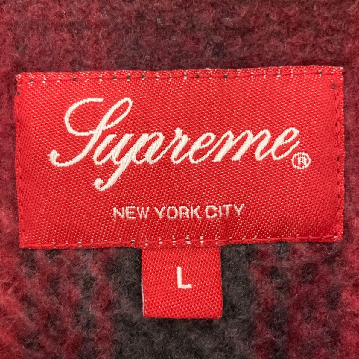 【最終値下げ】Supreme Shadow Plaid Fleece Supreme Shadow Plaid Fleece Shirt XL