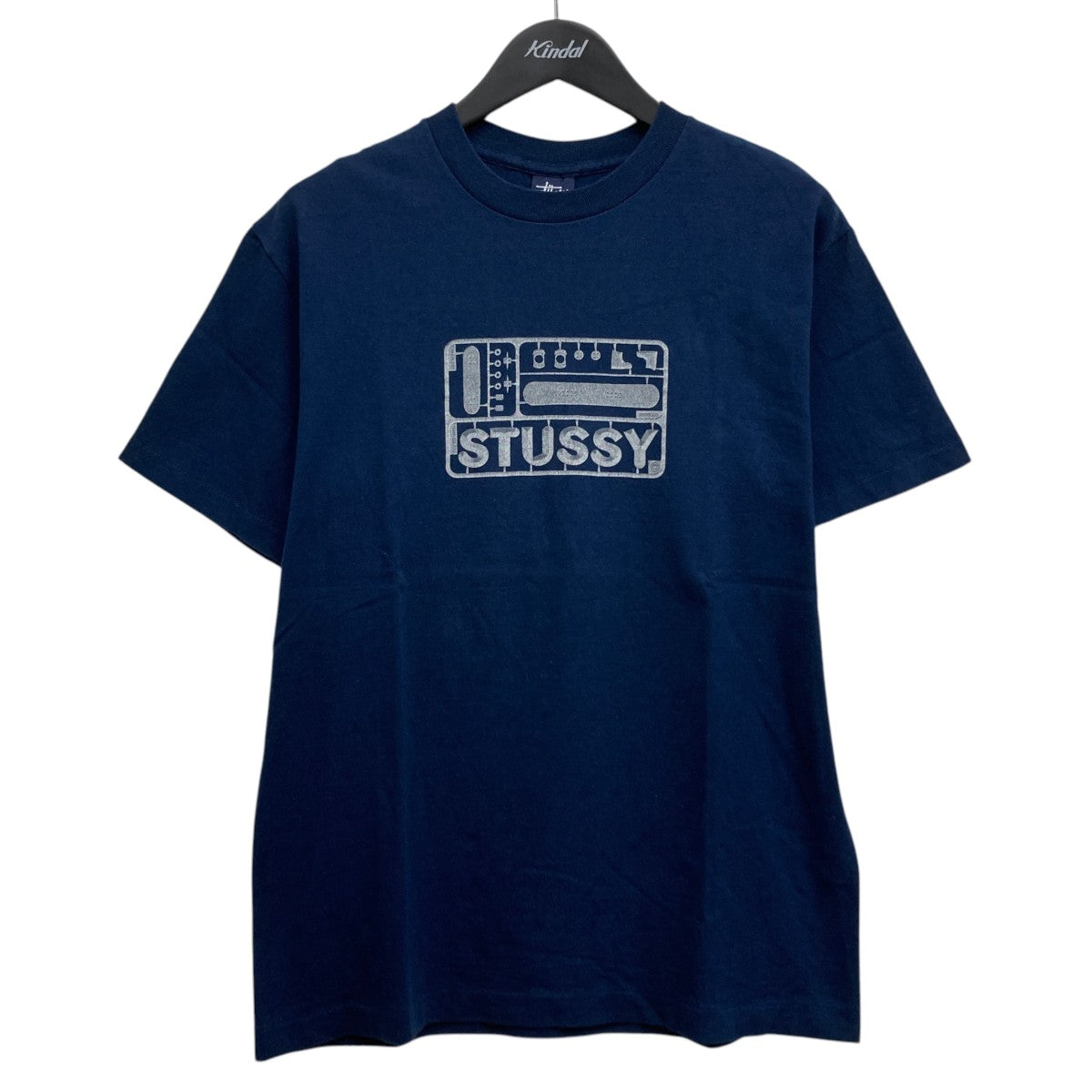 stussy(ステューシー) 紺タク、90'sプリントTシャツ ネイビー