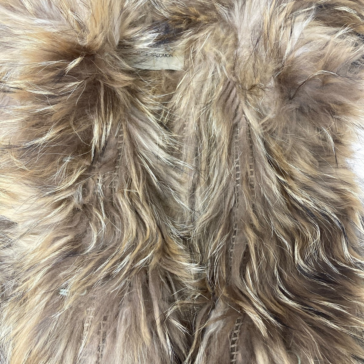 YVES SALOMON(イヴサロモン) ファーベスト カーキ サイズ 34｜【公式