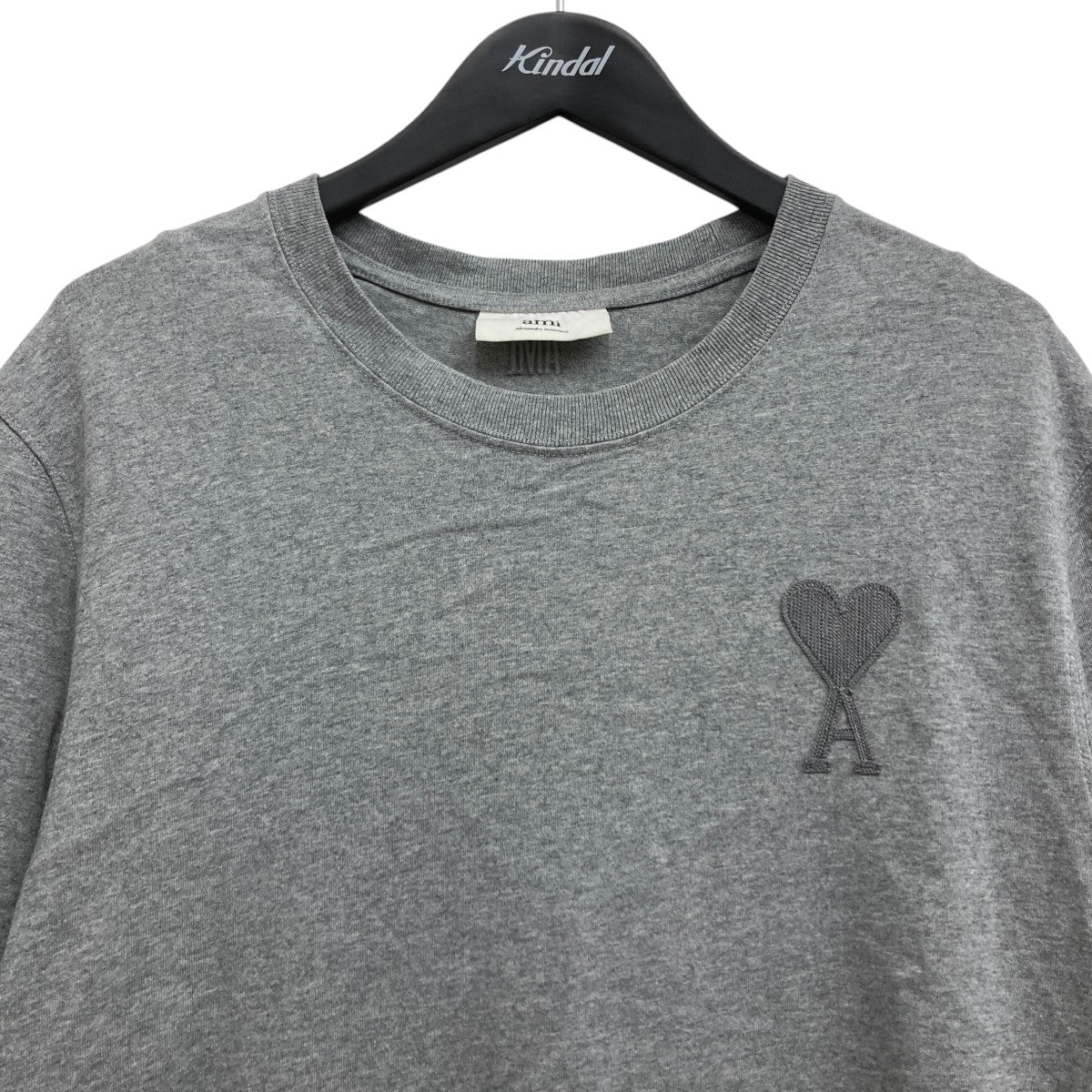 AMIPARIS(アミパリス) ハートロゴTシャツ グレー サイズ M
