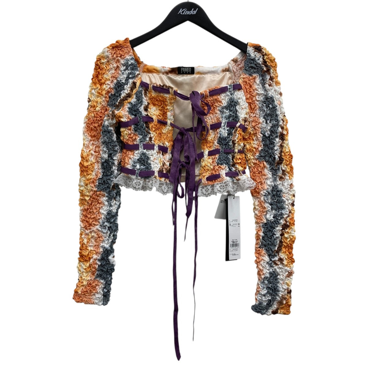 パメオ ポーズ PAMEO POSE ブラウス マルチカラー サイズ：Free PAMEO POSE（パメオポーズ）の「Multi Collar Top（シャツ