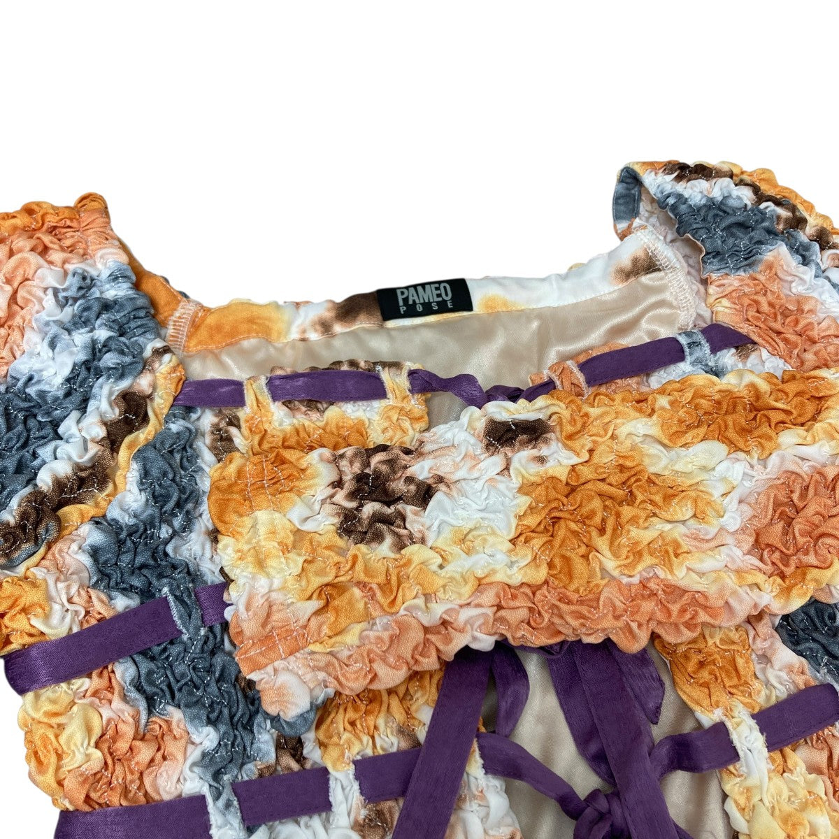 パメオ ポーズ PAMEO POSE ブラウス マルチカラー サイズ：Free PAMEO POSE（パメオポーズ）の「Multi Collar Top（シャツ