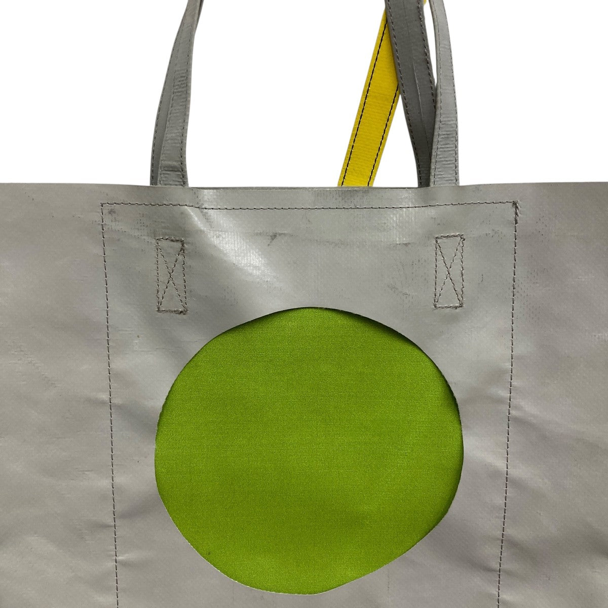 FREITAG グレー トートバッグ FREITAG トートバッグ グレー イエロー フライターグ - メルカリ
