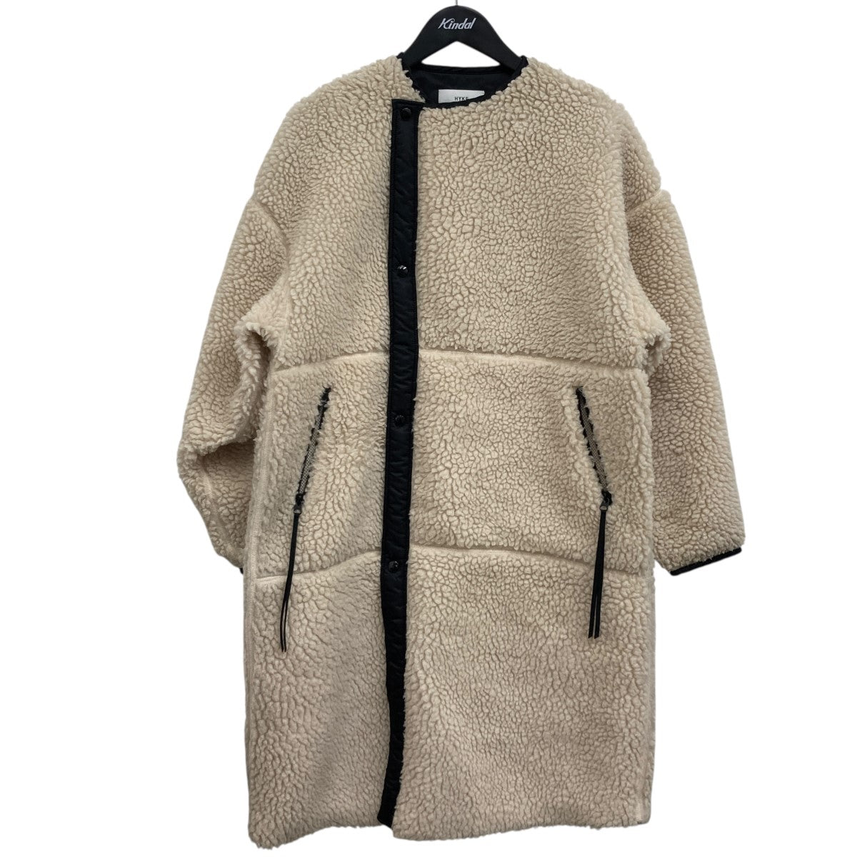 HYKE(ハイク) FAUX SHEARLING MA-1 JACKETボア切替MA-1ジャケット242