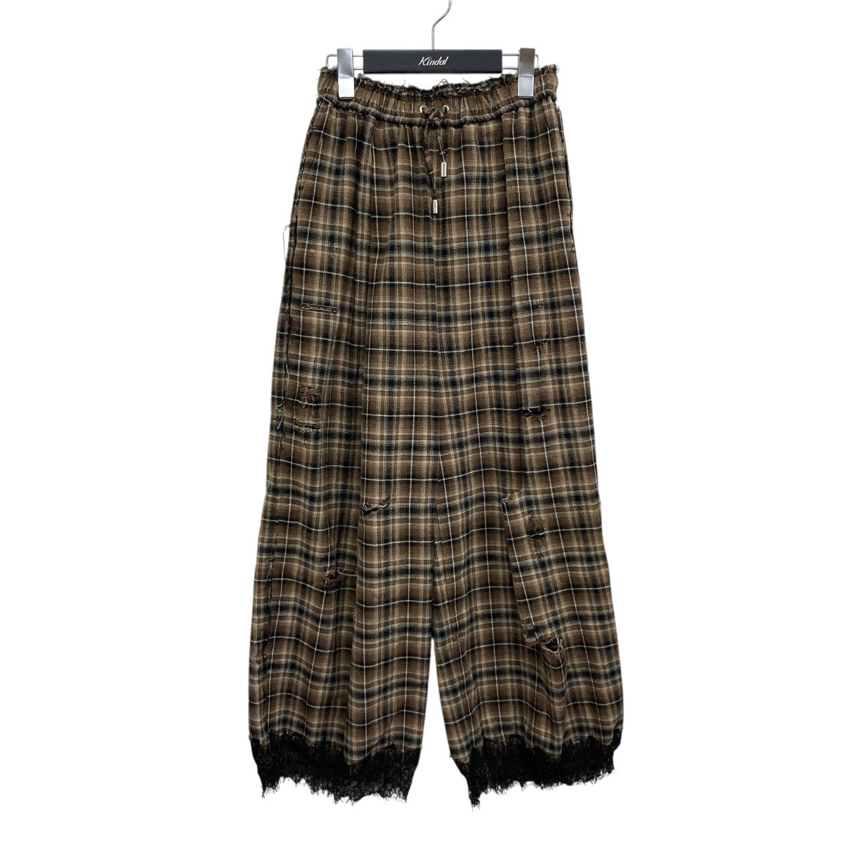 Damaged Check Pants チェックパンツ
