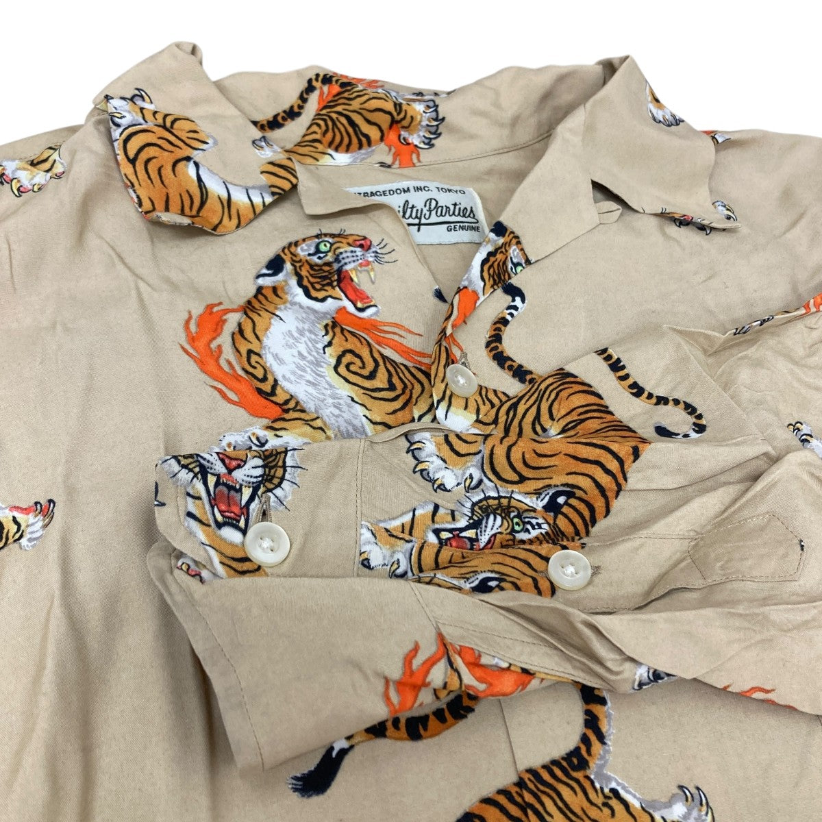 WackoMaria-Shirt-Tiger-Black-