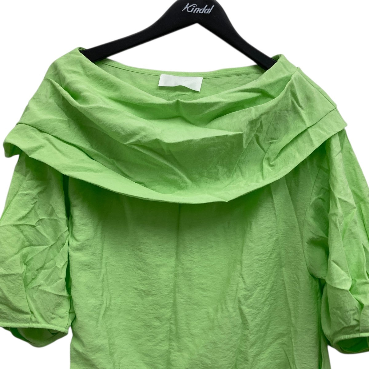 mame kurogouchi Volume Drape Wide Collar Dress ドレス 古着・中古-3枚目のアイテム画像