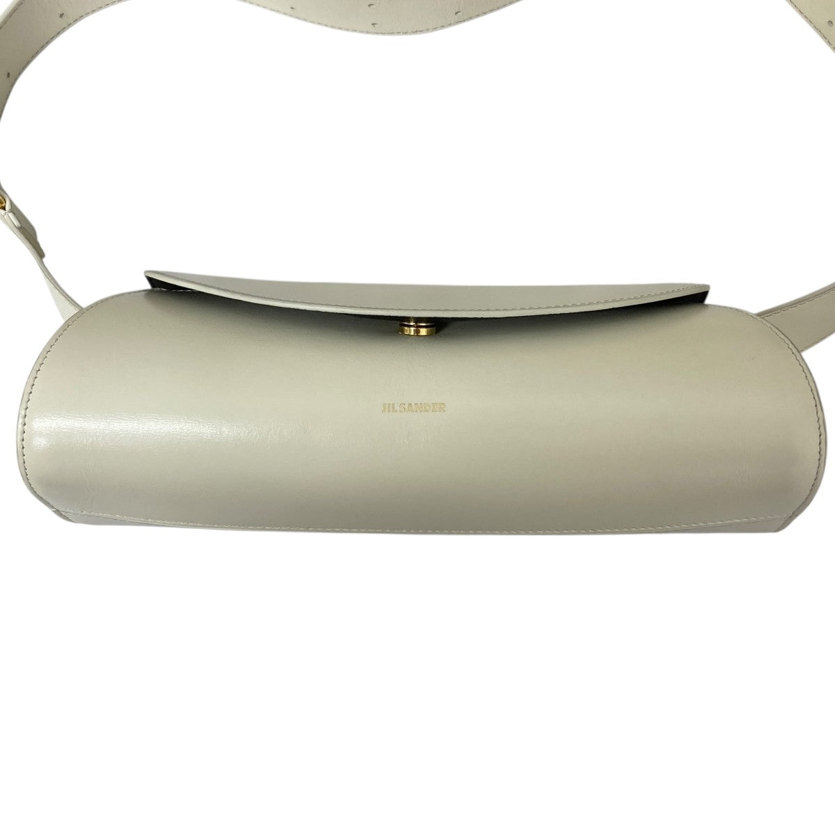 JILSANDER ホワイトショルダーバッグ カンノーロ cannoloスモール JIL SANDER(ジルサンダー) CANNOLO SMALL カンノーロショルダー