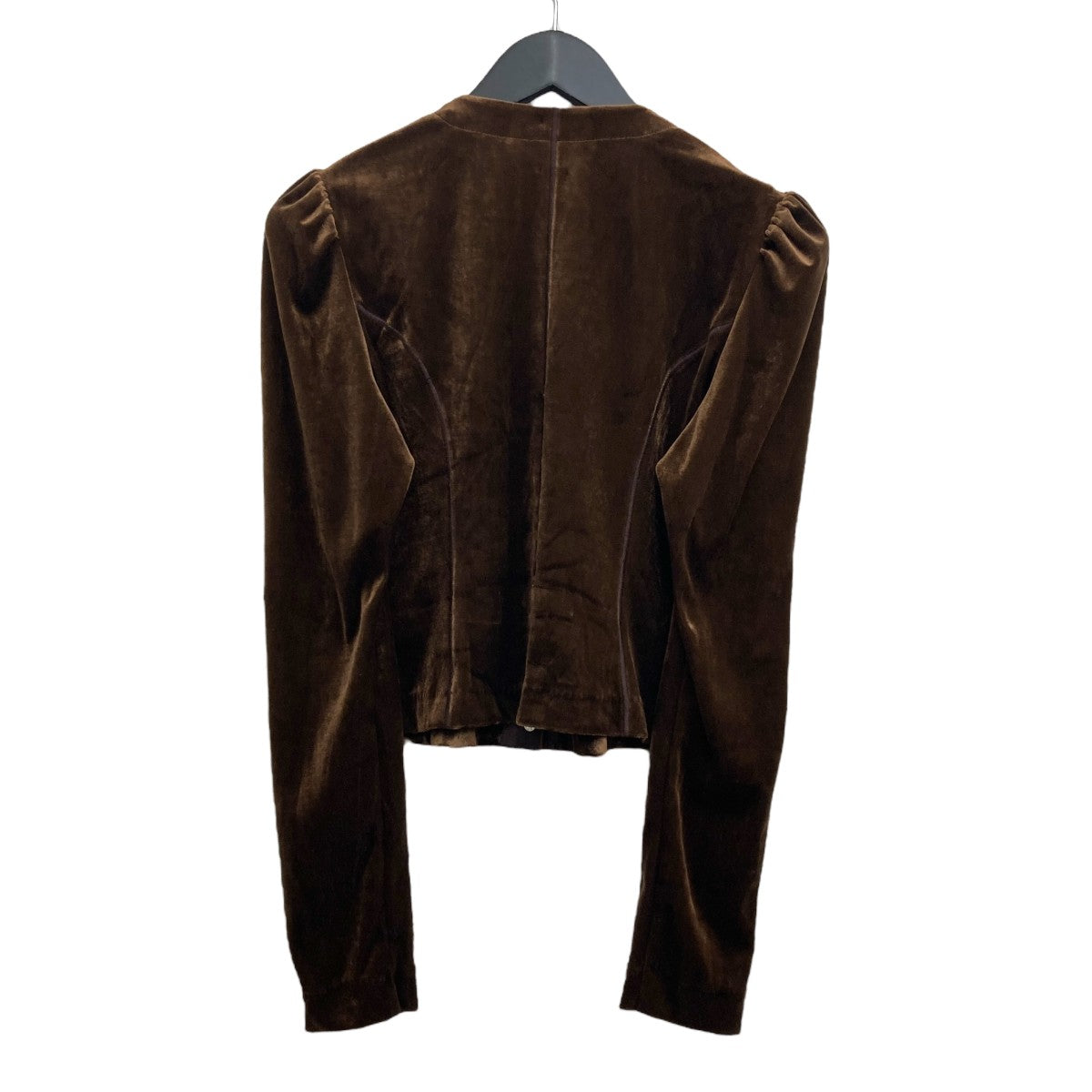 FETICO　ROSE-EMBROIDERED VELOUR CARDIGAN 2edd3bf3f05b38757b881019793999