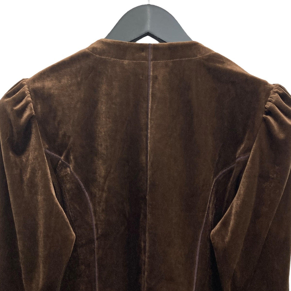 FETICO(フェティコ) ROSE-EMBROIDERED VELOUR CARDIGAN エン