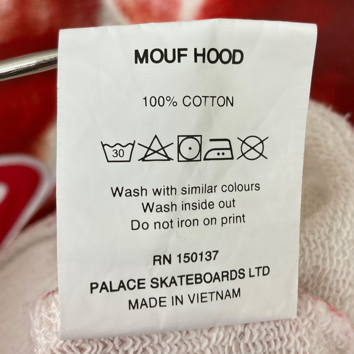 PALACE MOUF HOODプリントパーカー 古着・中古-6枚目のアイテム画像