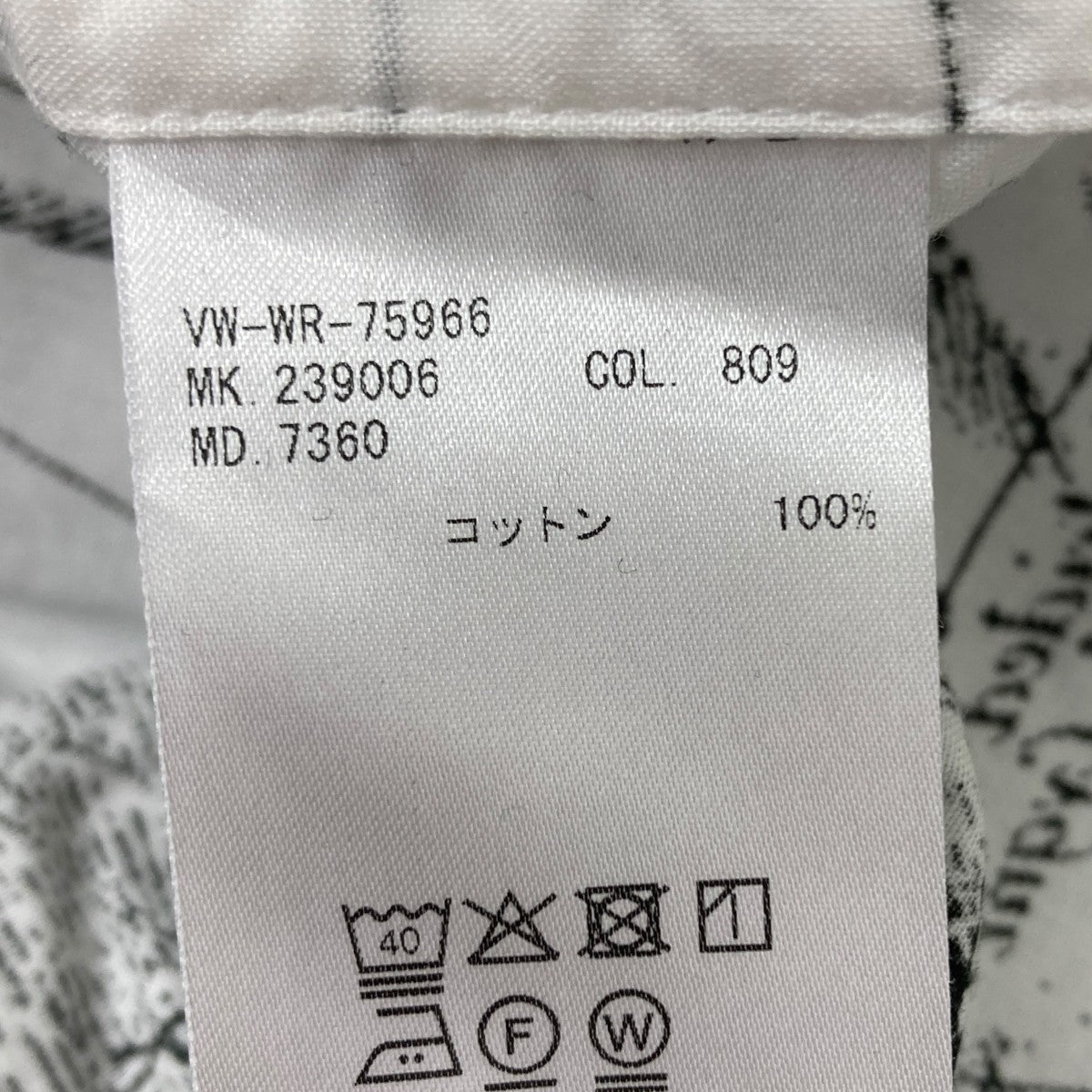 Vivienne Westwood men 総柄シャツ 古着・中古-7枚目のアイテム画像